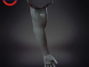 Sci fi cyborg arm v5 game ready 3Dモデル