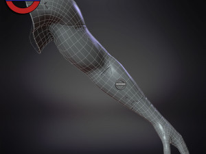 Sci fi cyborg arm v5 game ready 3Dモデル