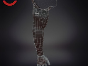 Sci fi cyborg arm v5 game ready 3Dモデル