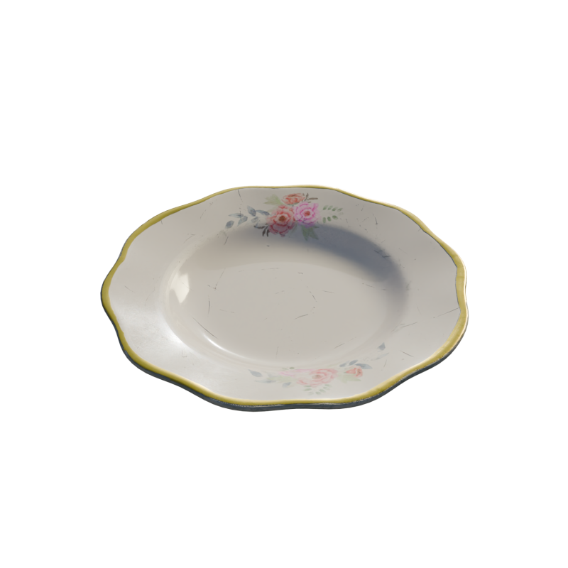 Soviet-Eastern europe plate 3 3Dモデル .c4d .max .obj .3ds .fbx .stl .blend