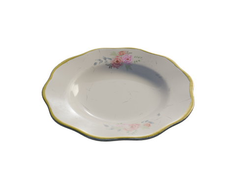 Soviet-Eastern europe plate 3 3D 모델