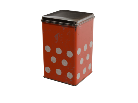 Soviet-Eastern europe kitchen container 3D 모델