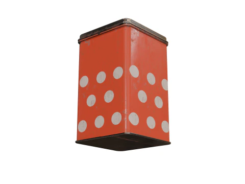 Soviet-Eastern europe kitchen container 3D Model