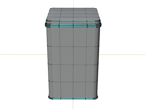 Soviet-Eastern europe kitchen container 3Dモデル