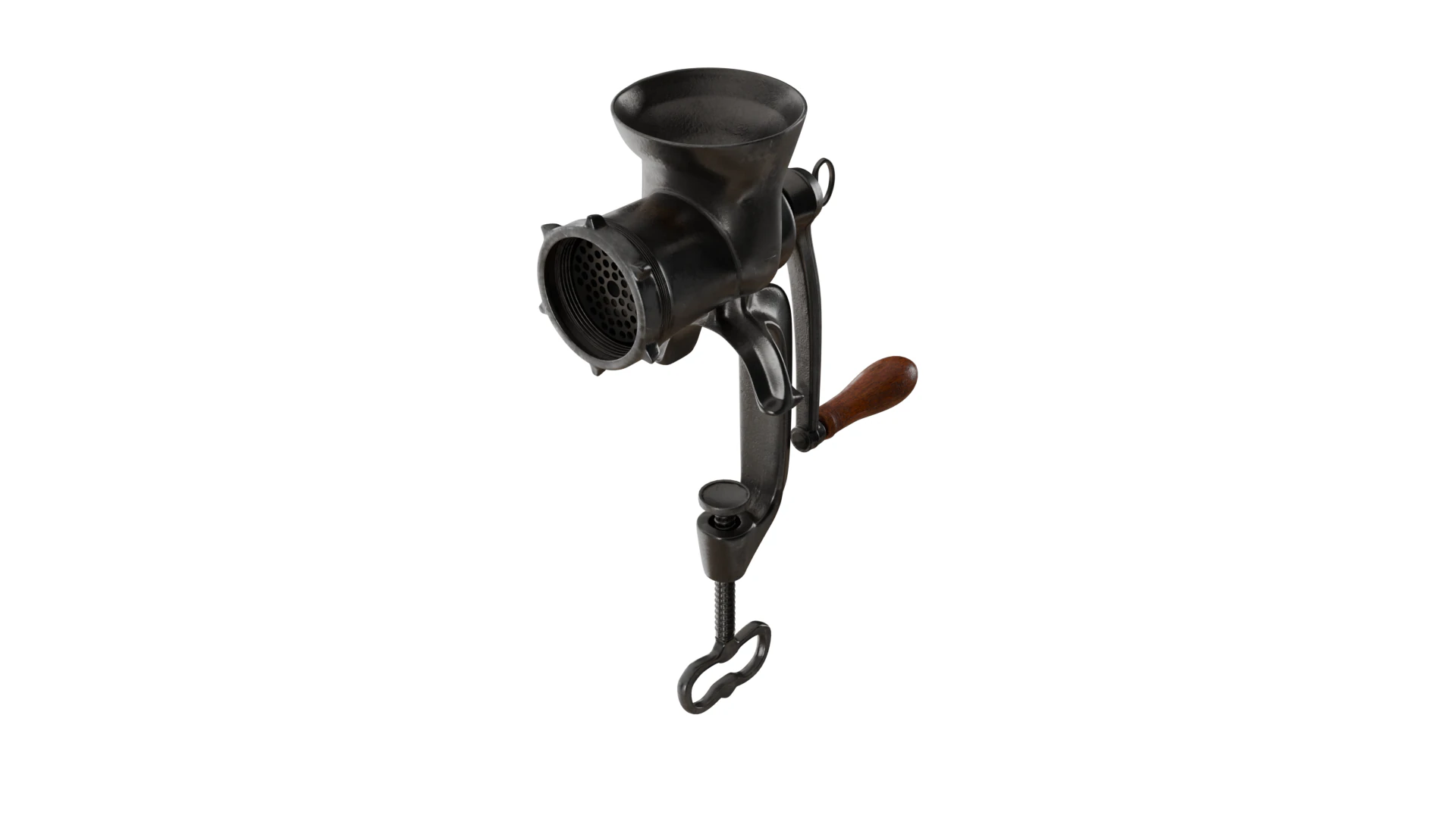 Soviet-Eastern europe meat grinder 3D Model .c4d .max .obj .3ds .fbx .stl .blend 