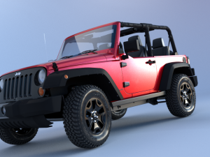 jeep wrangler 3D Model