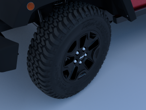 jeep wrangler 3D 모델