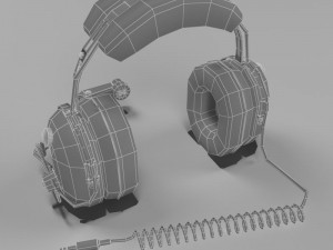 headset Modelo 3D