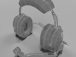 headset Modelo 3D