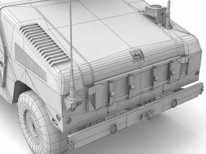 humvee 3D Model