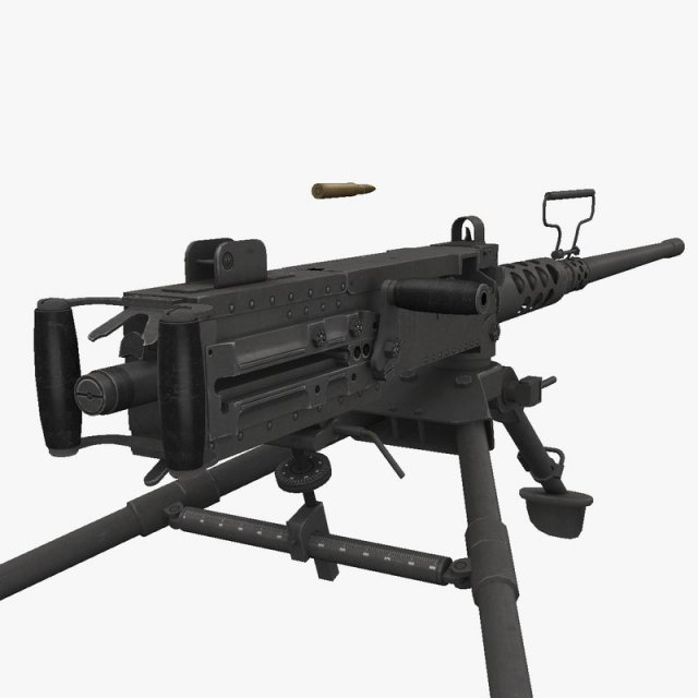 m2 browning Modello 3D .c4d .max .obj .3ds .fbx .stl .blend 