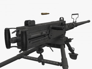 m2 browning 3D 모델