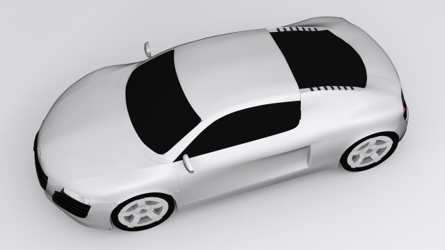 audi r8 car Modello 3D .c4d .max .obj .3ds .fbx .stl .blend 