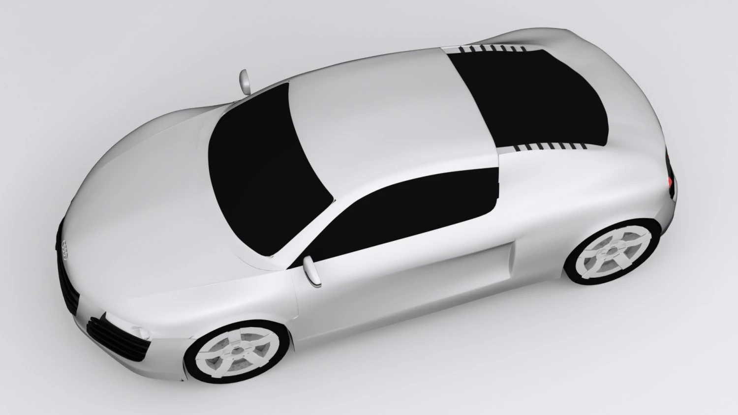 audi r8 car 3D Model .c4d .max .obj .3ds .fbx .stl .blend 