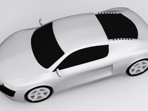 アウディ R8 車 3Dモデル