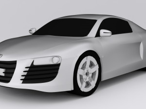 audi r8 car Modello 3D