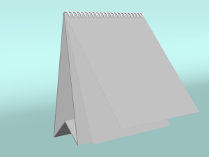 calander 3Dモデル