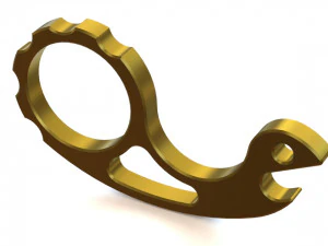 カタツムリ ミニ多機能ツール栓抜き 3Dプリントモデル