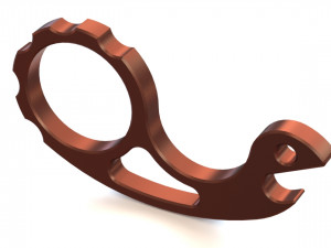 snail mini multi-function tool bottle opener 3D 프린트 모델