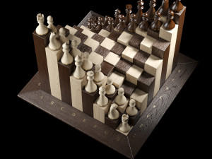 3d chess Modelo 3D