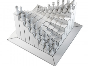 3d chess Modelo 3D