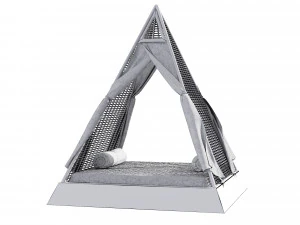 pyramid outdoor bed 3D Model