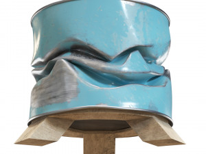 unique barrel furniture 3D Модель