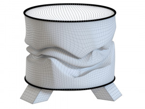 unique barrel furniture 3D Модель