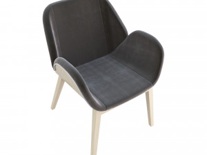 leather chair Model 3D