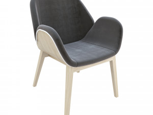 leather chair Model 3D