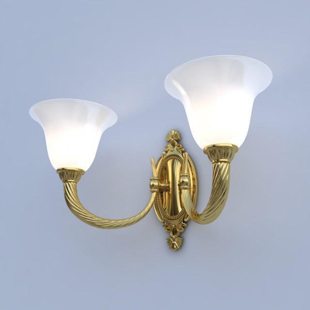 the lamp on the wall arizzi-1 3D Model .c4d .max .obj .3ds .fbx .stl .blend 