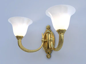 壁のランプ arizzi-1 3Dモデル