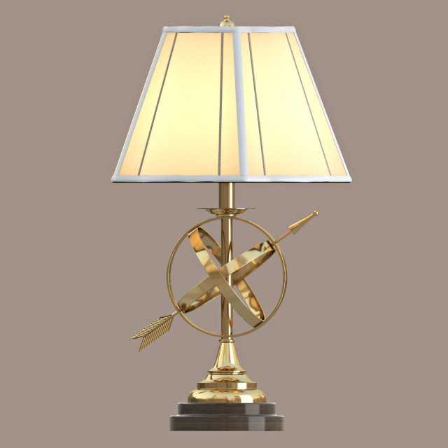 table lamp 3D Модель .c4d .max .obj .3ds .fbx .stl .blend 