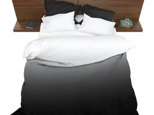 striped bed 3D Model