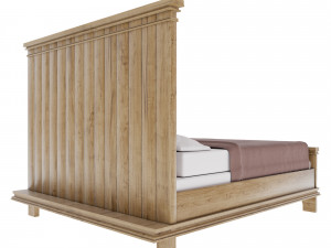 classic bed 3D Модель