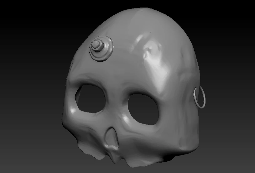 skull mask 3D Model .c4d .max .obj .3ds .fbx .stl .blend
