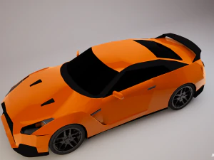 nissan gtr 3D Model
