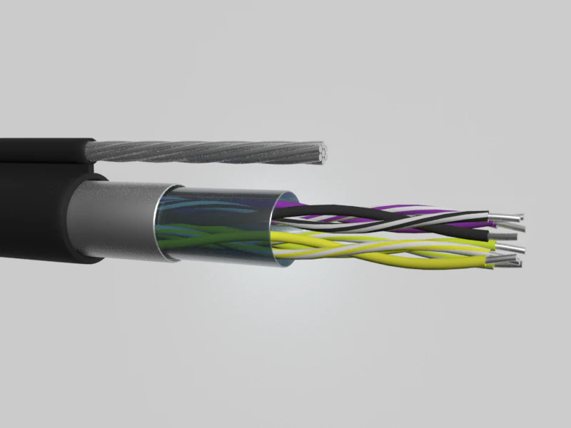 cable utp5 3D Model .c4d .max .obj .3ds .fbx .stl .blend 