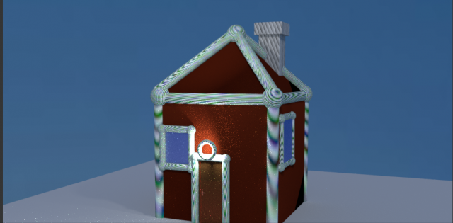 tasty house 3D Модель .c4d .max .obj .3ds .fbx .stl .blend