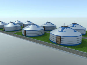 mongolian house 3D Model