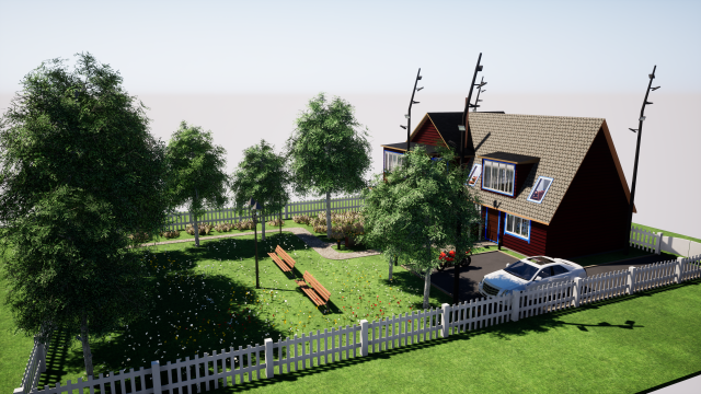 my house 3D Model .c4d .max .obj .3ds .fbx .stl .blend 