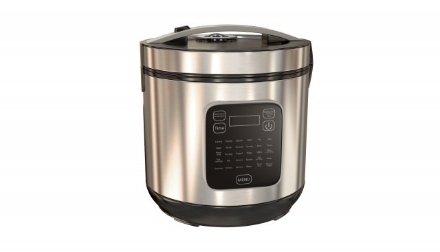 multicooker 3D Model .c4d .max .obj .3ds .fbx .stl .blend 