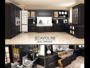 kitchen scavoli 3D Model