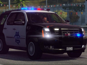 cadillac escalade cop 3D Модель
