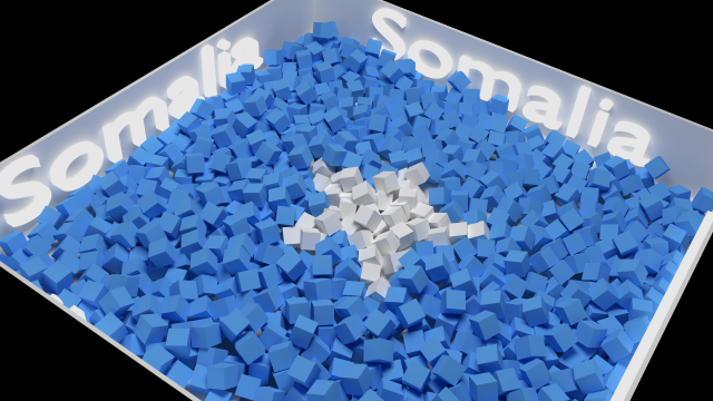 somalia flag cubes Model 3D .c4d .max .obj .3ds .fbx .stl .blend 