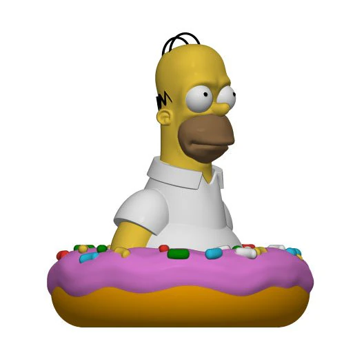 homer simpson 3D Print Model .c4d .max .obj .3ds .fbx .stl .blend 
