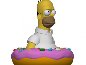 homer simpson 3D Print Model