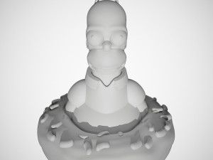 homer simpson 3D प्रिंट मॉडल