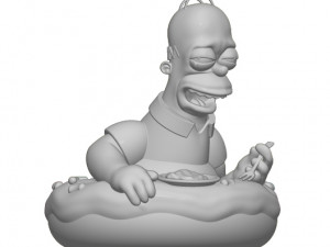 homer simpson Modelo de Impressão 3D
