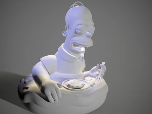 homer simpson 3D Print Model